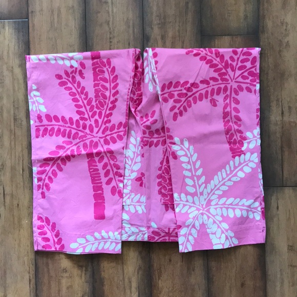 Lilly Pulitzer Pink Palm Tree Ankle Pants - Picture 2 of 6